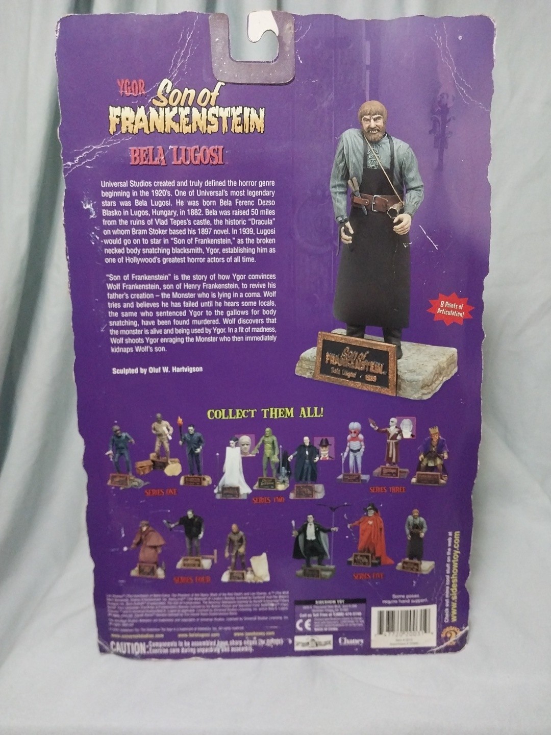 SIDESHOW UNIVERSAL MONSTER SON OF FRANKENSTEIN YGOR NEW CIB 8 Inch Figure