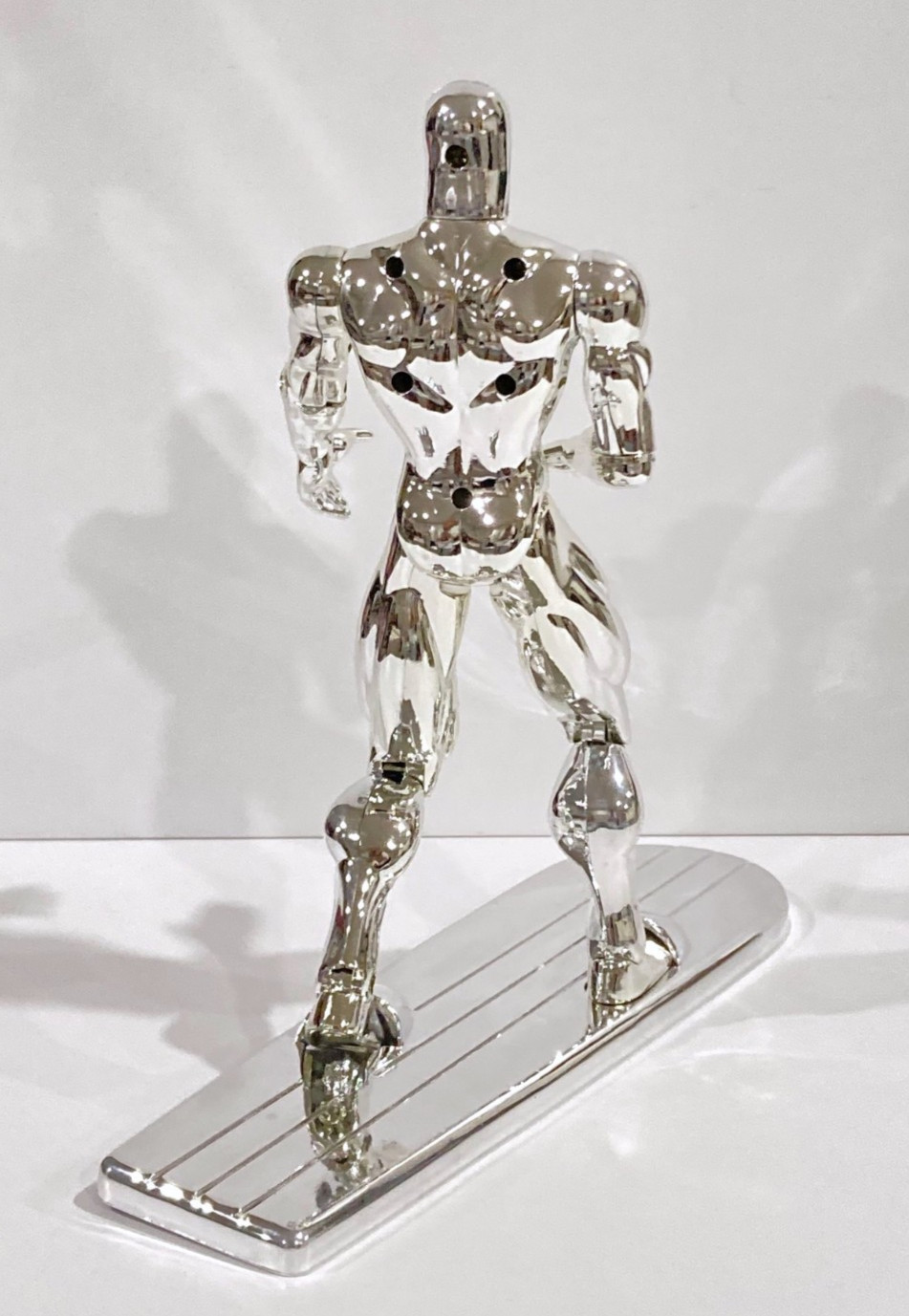 1994 Toy Biz Marvel Fantastic Four Deluxe 10″ Silver Surfer Action Figure