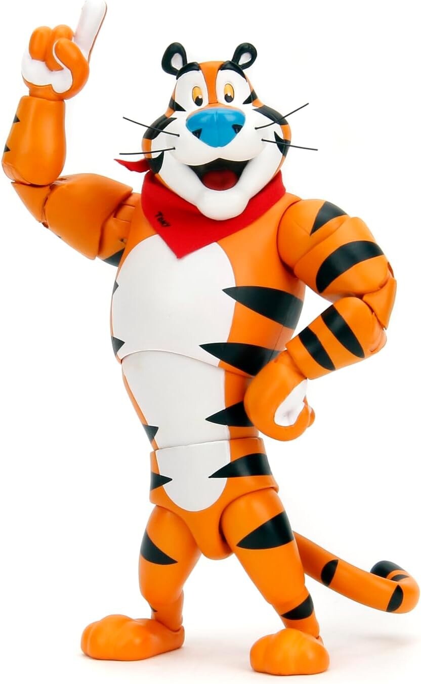 Jada Toys Action Figure 6″ Tony The Tiger Kellogg’s Frosted Flakes Collectible