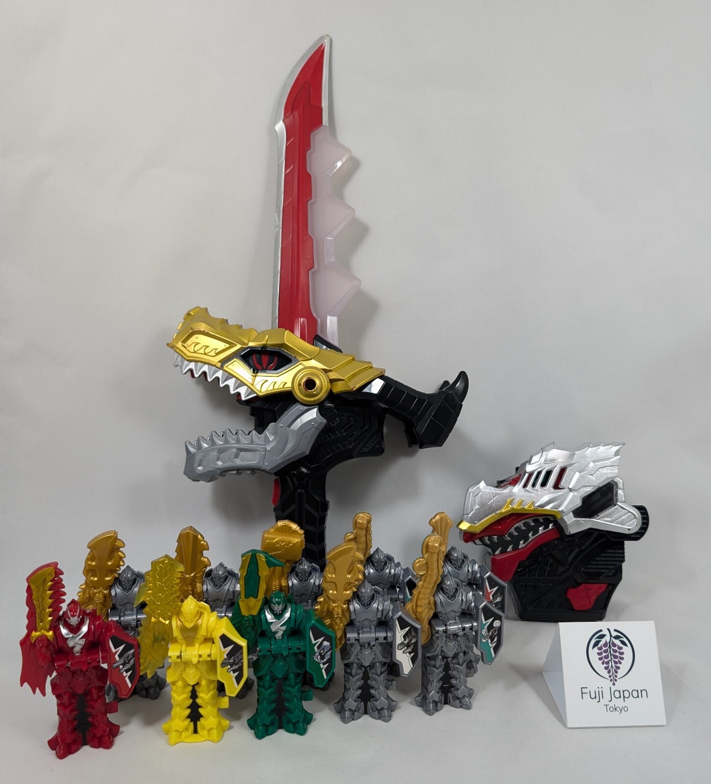 Power Rangers Dino Fury Ryusoulger DX Morpher Saber & Changer Ryusoul Key 10p