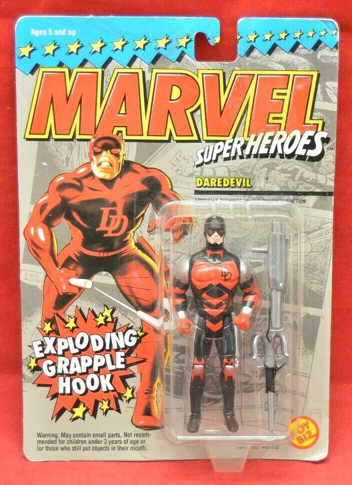 Toy Biz Marvel Super Heroes Dare Devil Action Figure 1994 Ages 5 and up 1395