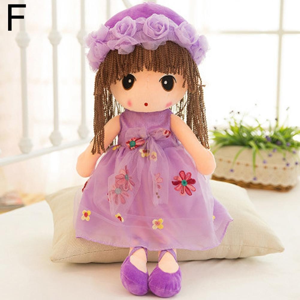 45CM Flower Fairy Plush Doll Soft Sleeping Pillow Toy for Girls Kids Gift!