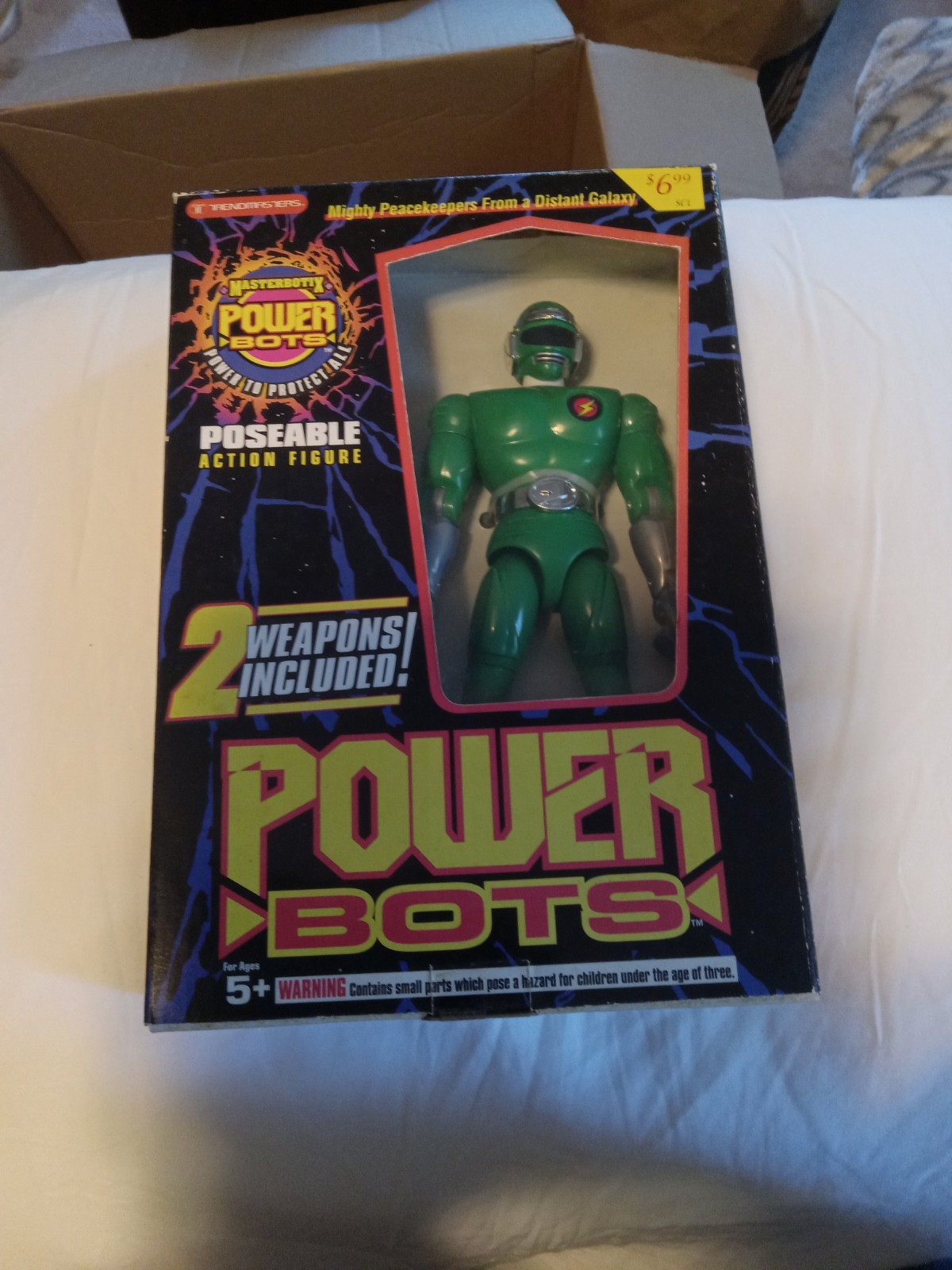 Trendmasters Vintage Masterbotix Power Bots Kelly Action Figure New In Box