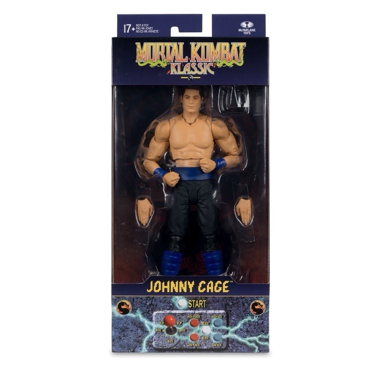 New McFarlane Toys Mortal Kombat Klassics Johnny Cage Action Figure Wave 4 2026