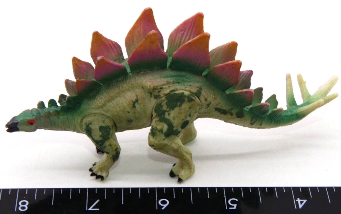 Stegosaurus Dinosaur Action Figure Toy Figurine Dino Green