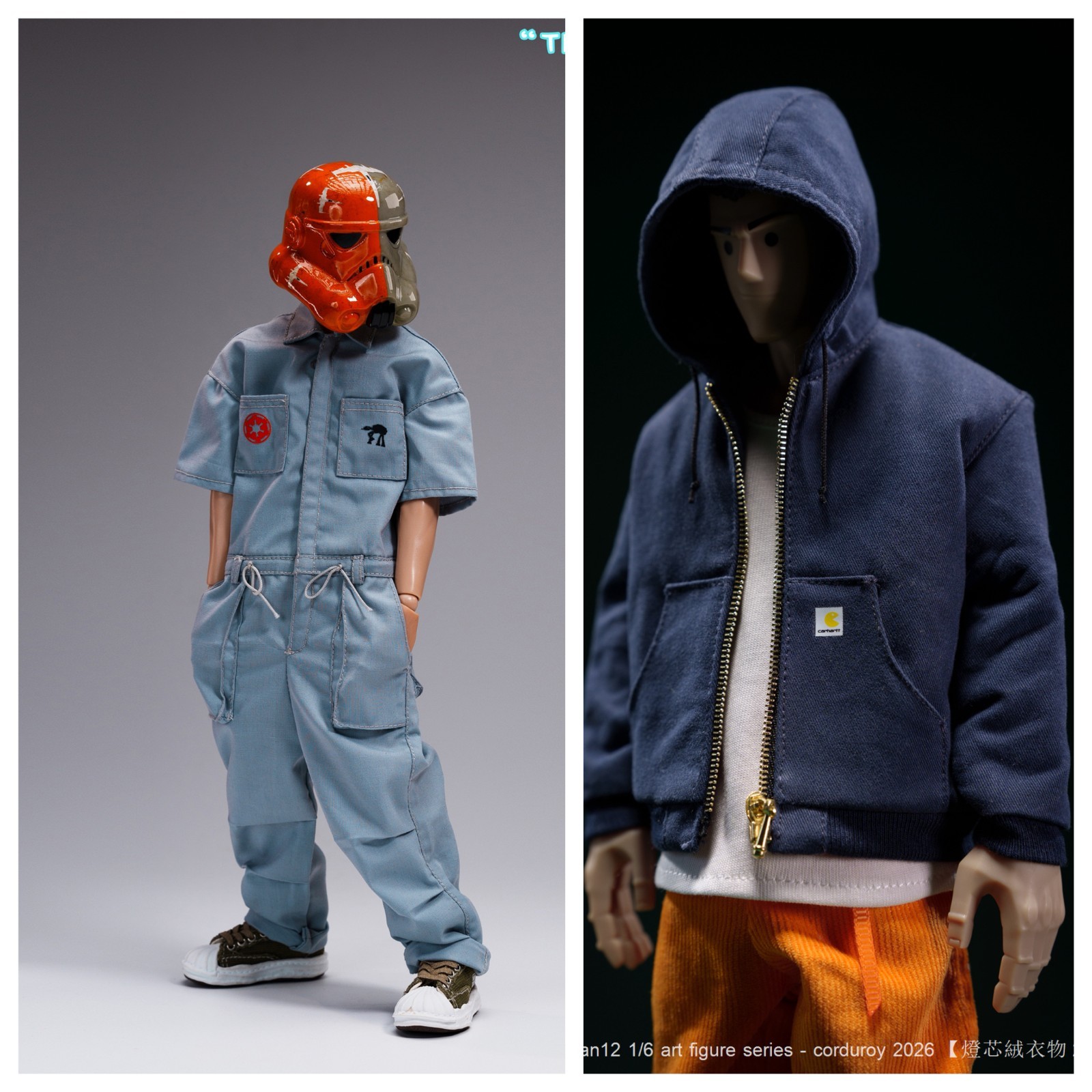 trickyMan12 1/6 action figure STOPWARS 11 og active jacket package（Navy jacket）