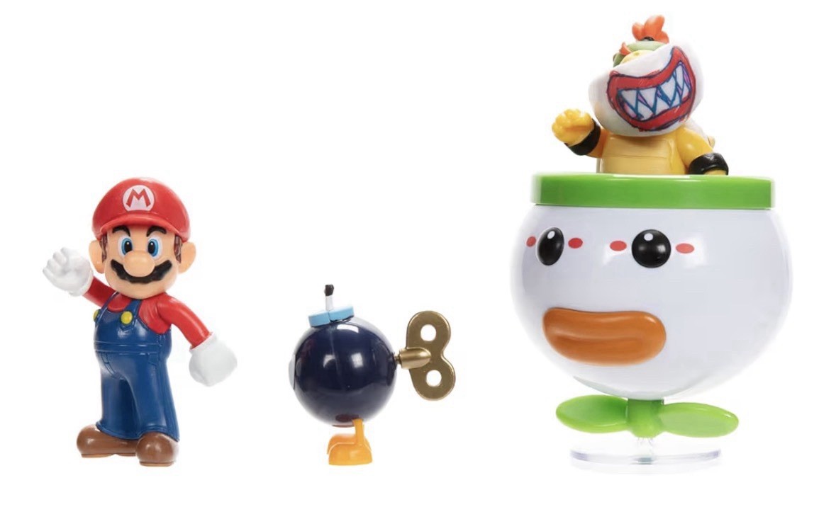 Super Mario and Bowser Jr 2.5-in Figure Set 5-Pack