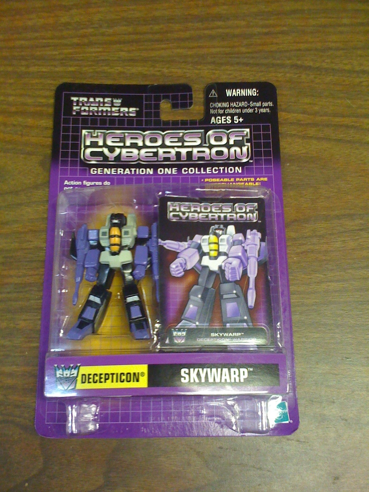 Transformers HOC Heroes Of Cybertron Generation One Skywarp NEW FREE SHIP