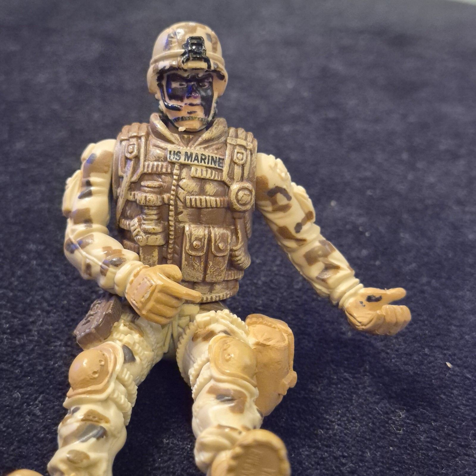 ✅Chap Mei Excite USMC Marine 4 inch Desert Camo Military Action Figure#️⃣
