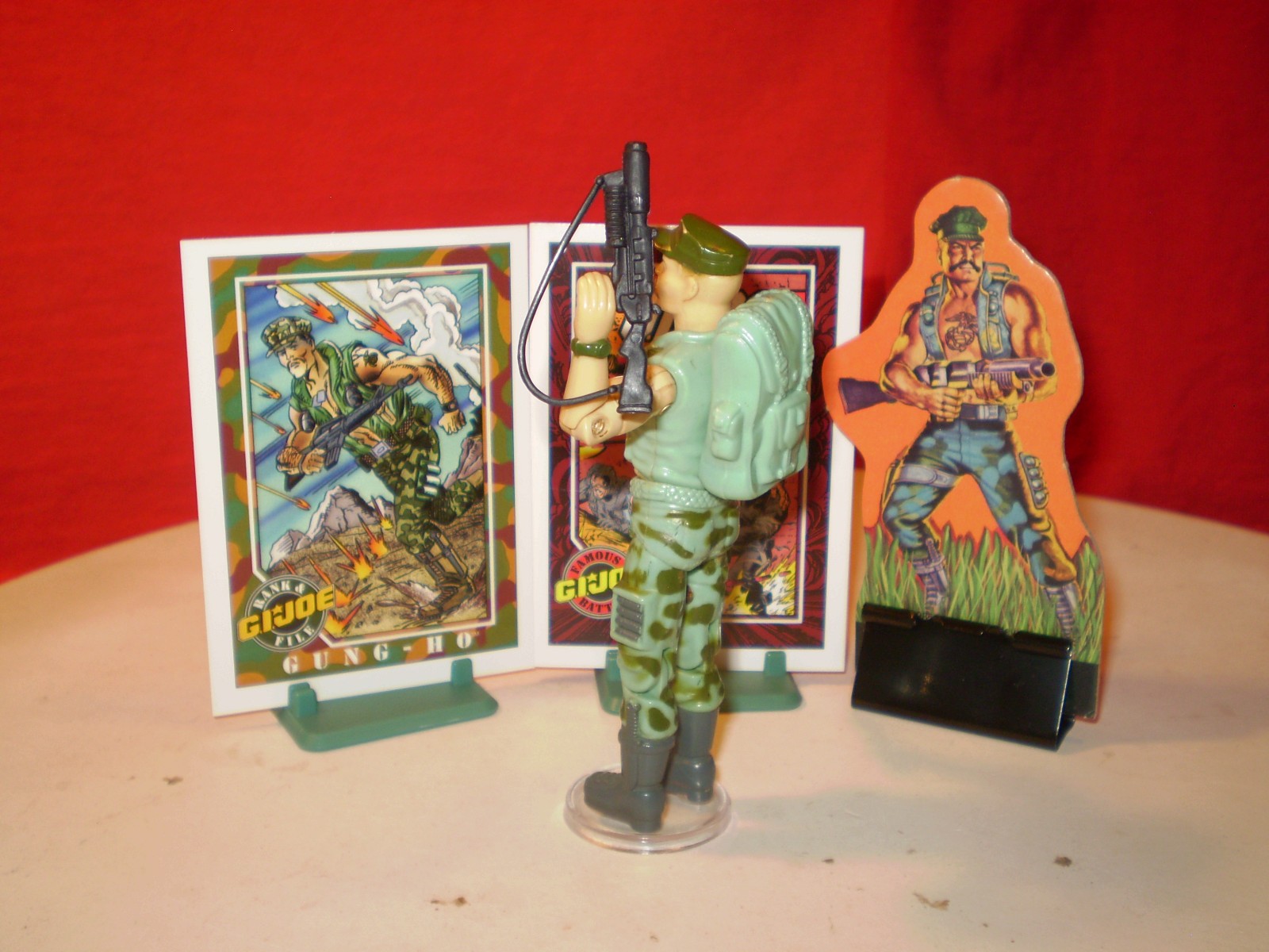 1983 GI JOE GUNG-HO MARINE 100% Complete + & RARE CARDS HASBRO ARAH cobra cobra