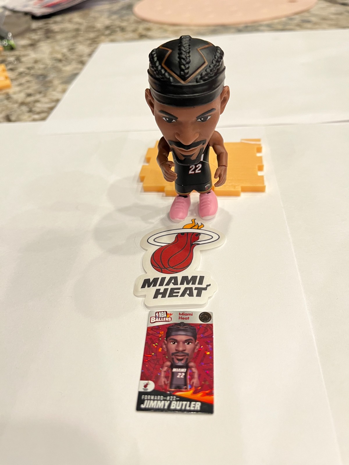 ZURU NBA BALLERS Series #2 Miami Heat Jimmy Butler BLACK JERSEY Blowout Sale!!!!