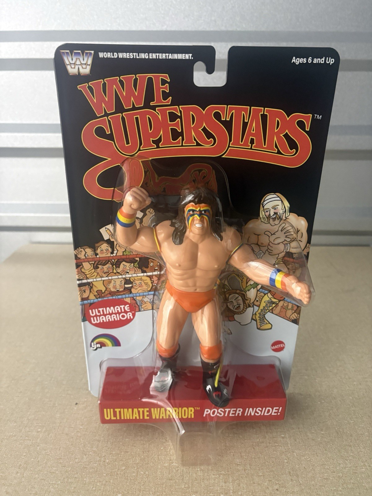 LJN Wave 2 WWE Superstars ULTIMATE WARRIOR Black Card Chase Target Exclusive