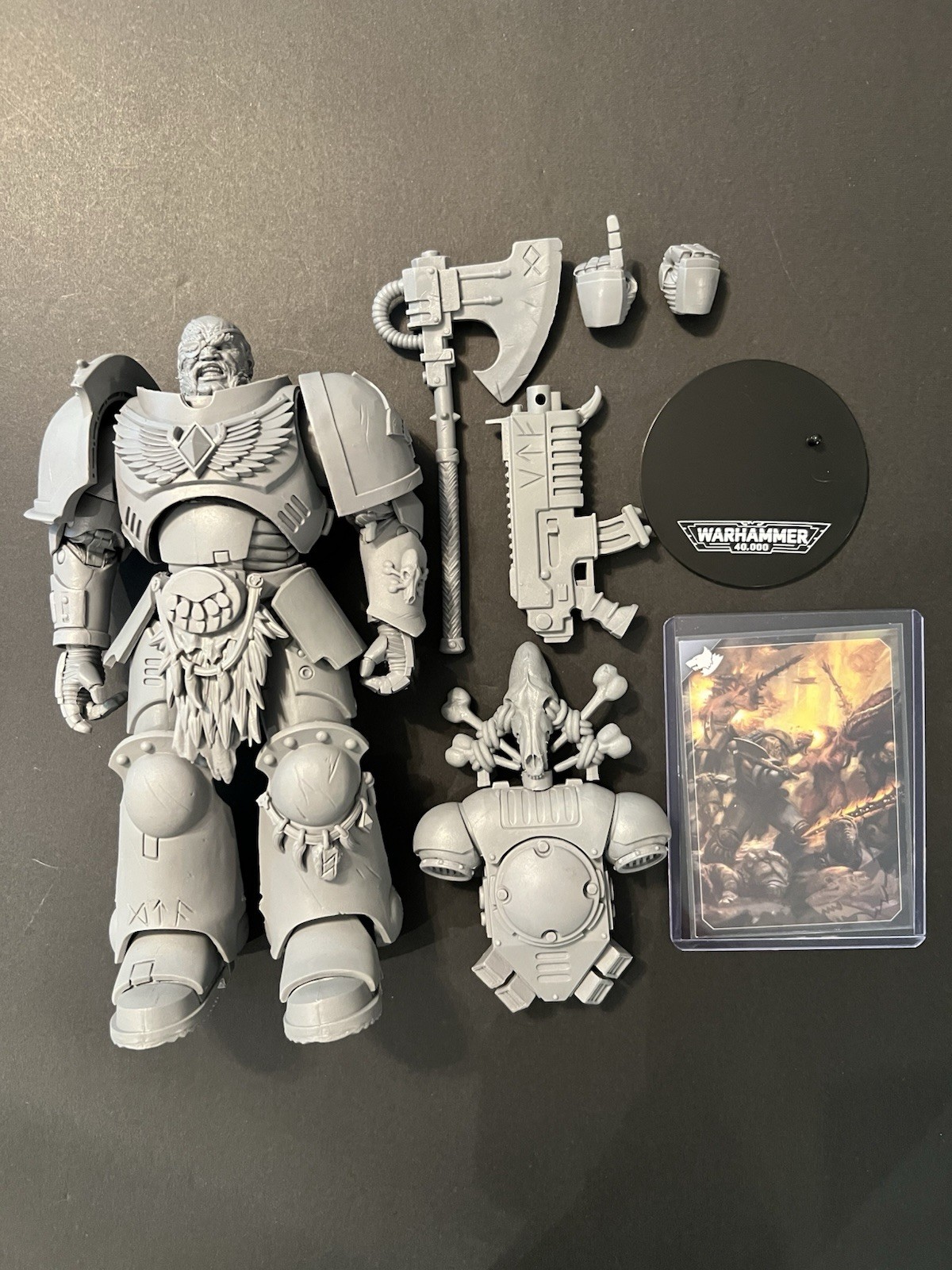 McFarlane Toys Warhammer 40k Space Wolves Wolf Guard Space Marine Artist Proof
