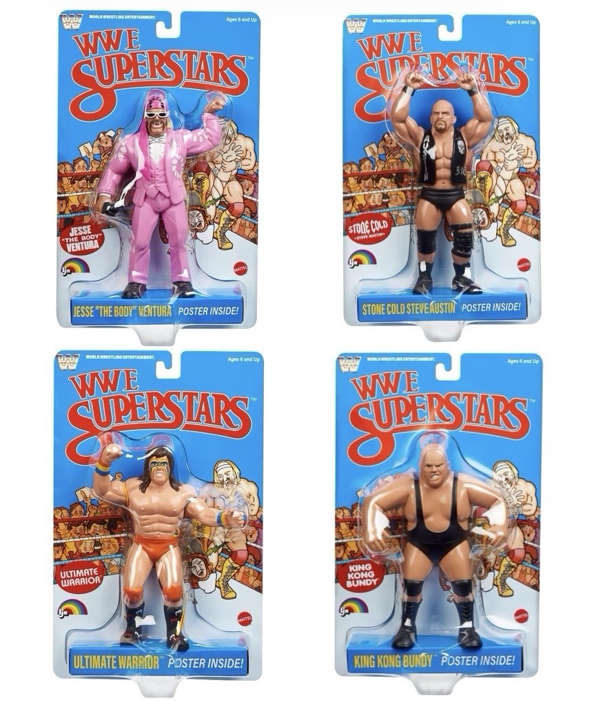 Mattel LJN WWE Superstars Series 2 Complete Set In Stock Ready To Ship