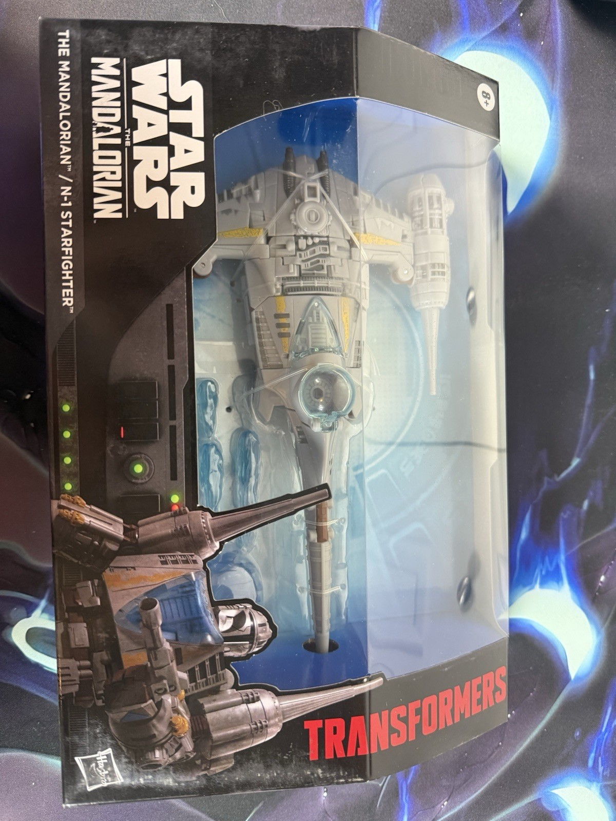 The Mandalorian N-1 Starfighter Transformers Collaborative Star Wars Nonmint Box