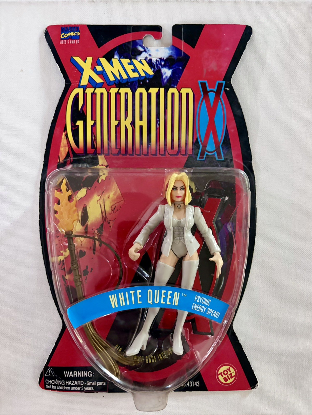 Marvel X-Men Generation X 1996 White Queen ToyBiz Action Figure Marvel Comics