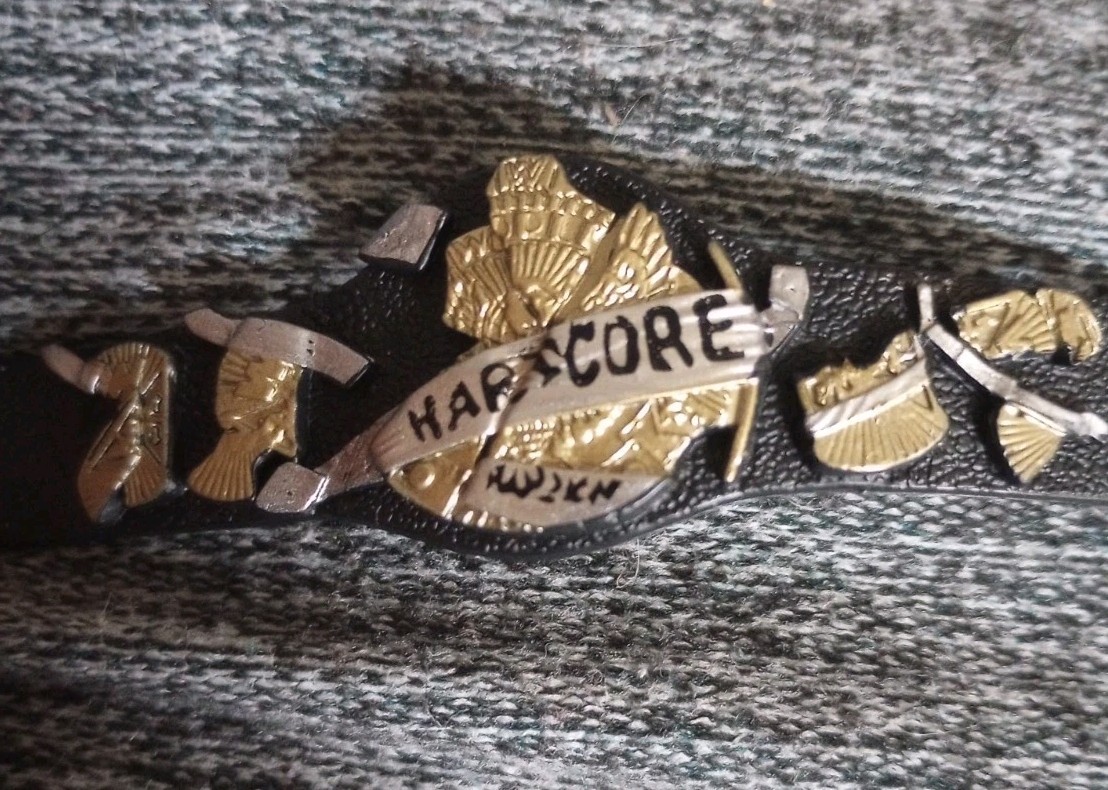 WWE Elite Hardcore Championship Belt Mattel Figure Attitude Era Monday Night War