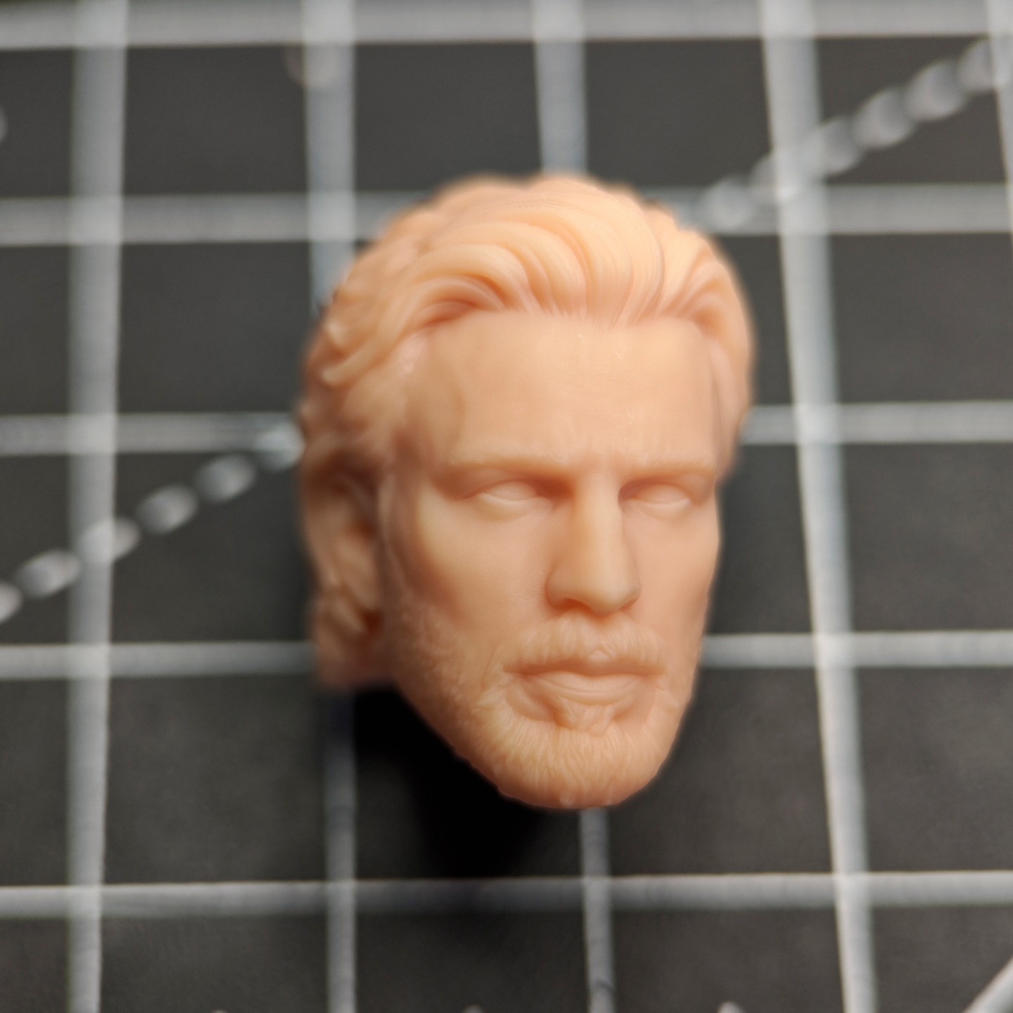 1/18 1/12 1/24 1/10 Old Chris Evans Head Carving Sculpt White Mold