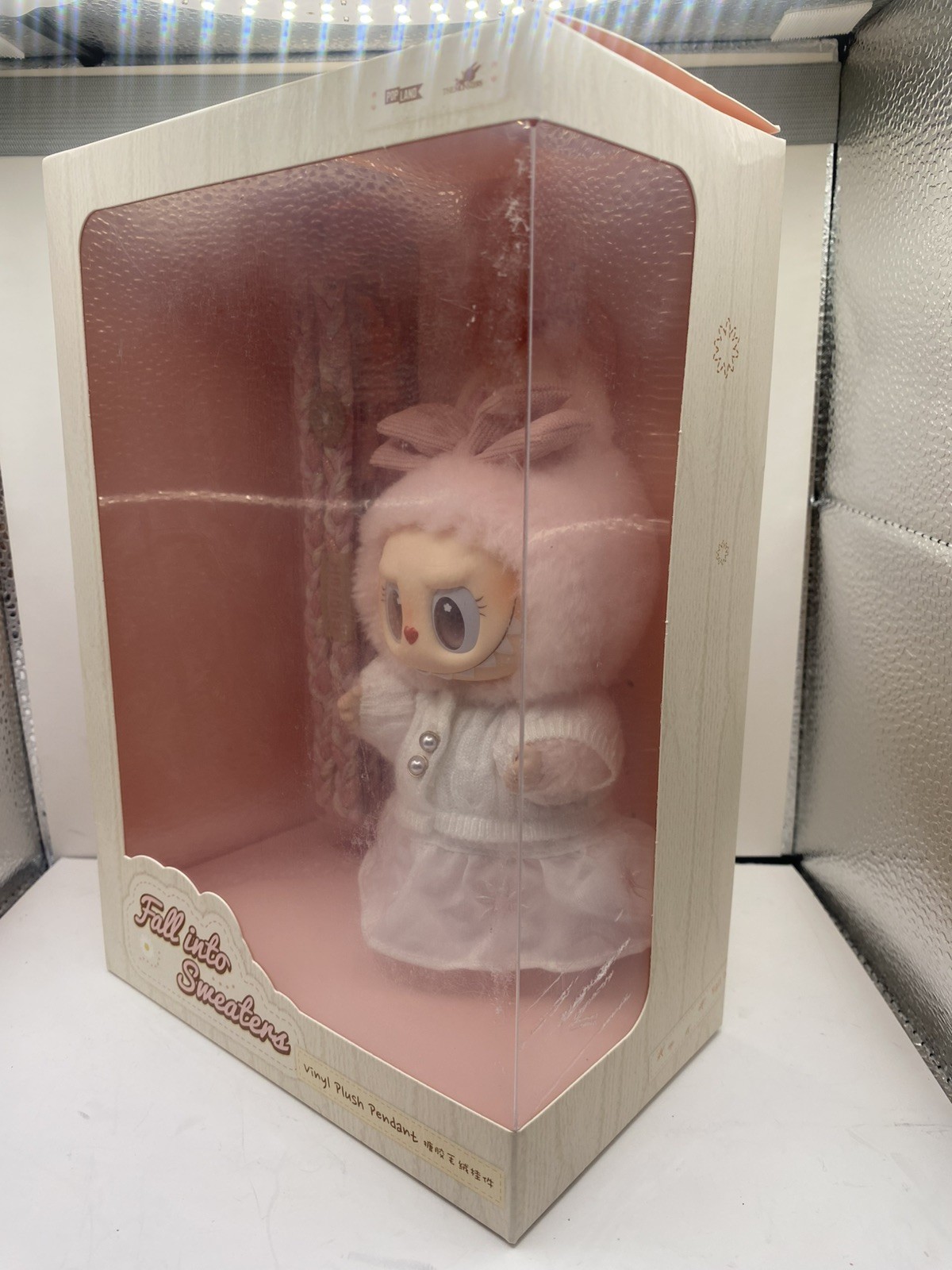 Labubu Fall Into Sweater Pop Land Exclusive Vinyl Plush Figure Limited Edition