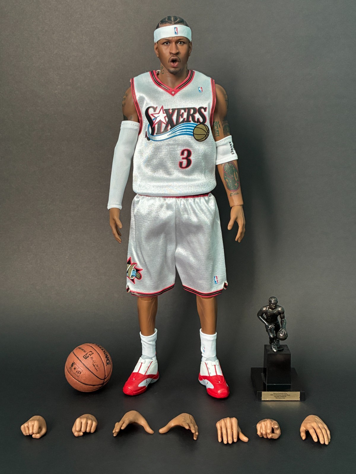 Enterbay Philadelphia 76ers Sixers Allen Iverson 1:6 Action Figure NBA