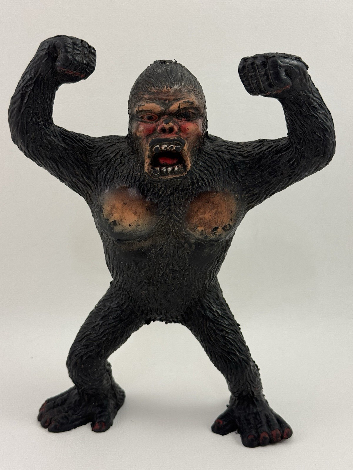 King Kong Vintage Rubber Figure 7″ Toy Gorilla Ape Made in Hong Kong