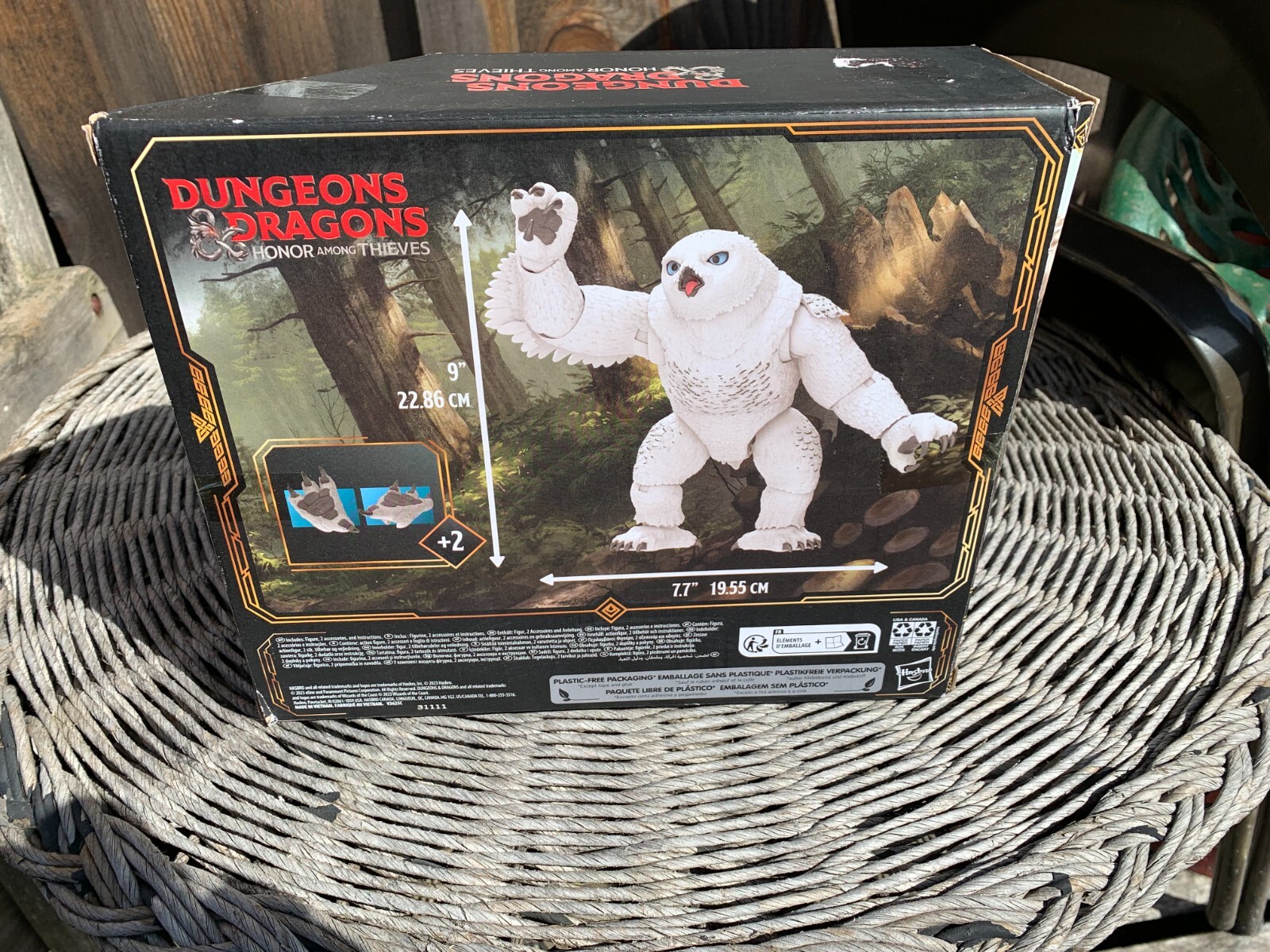 Dungeons & Dragons Owlbear Doric Golden Archive White Figure Honor Among Thieves