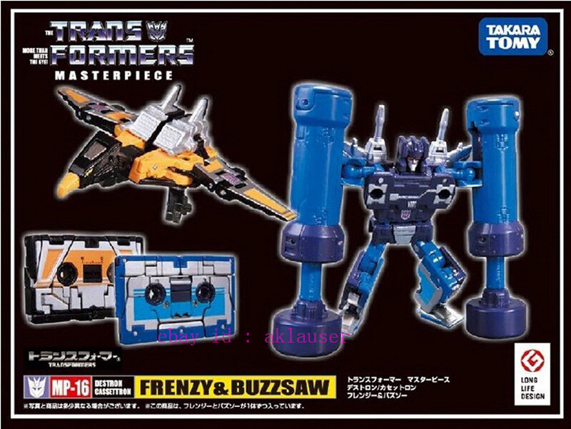 Perfect new Takara Tomy Masterpiece Mp16 Mp-16 Frenzy Buzzsaw Action Figure Toy