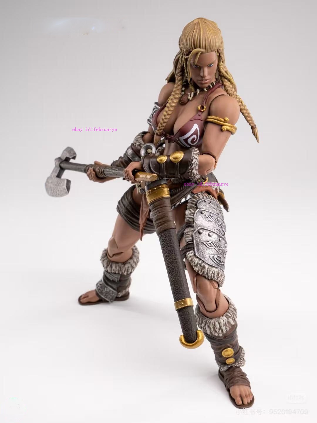 Xesray Studio 1/12 Fight for Glory Combatants Exclusive Gold Hildr Action Figure