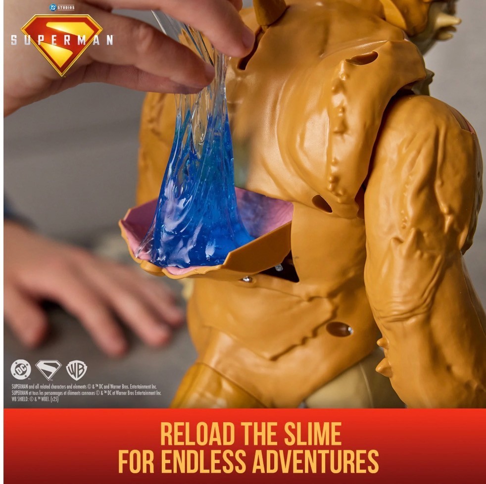DC Comics SUPERMAN, Superman Vs. Kaiju Slime Battle Set Playset, for Ages 4 and