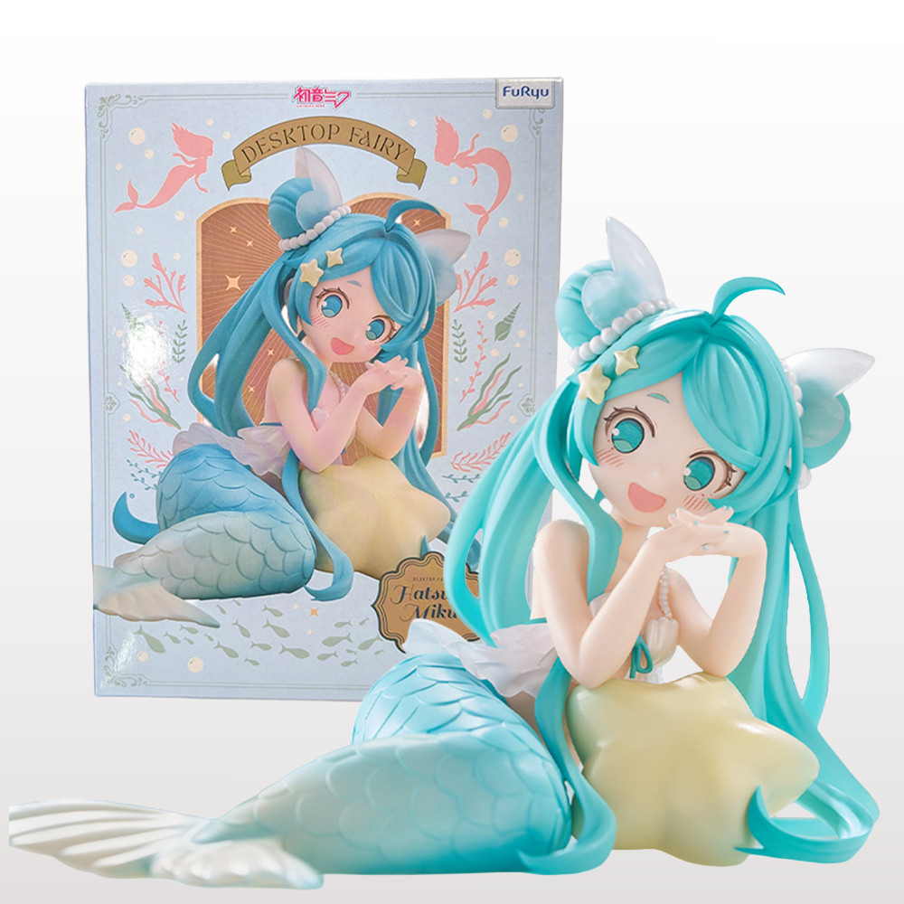 Hatsune Miku Desktop Fairy Mermaid Princess Figure 6.3″