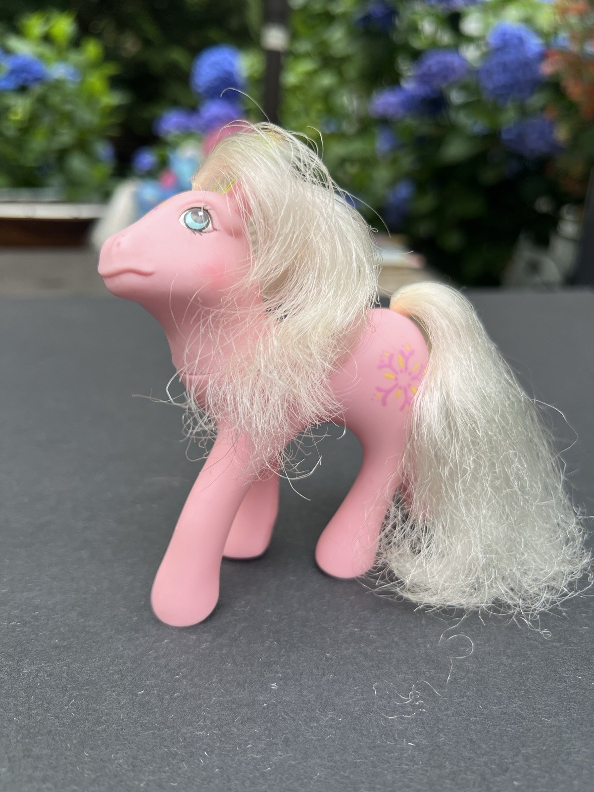 My Little Pony G1 Honeysuckle Flutter Ponies Pink MLP – No Wings Vintage 1986