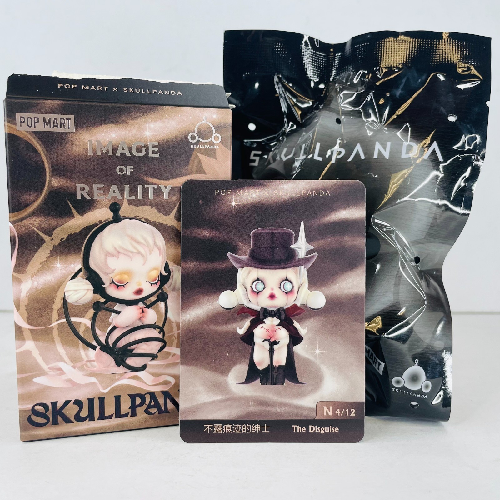POP MART x Skullpanda Image of Reality Series Figure Dolls Toy – The Disguise