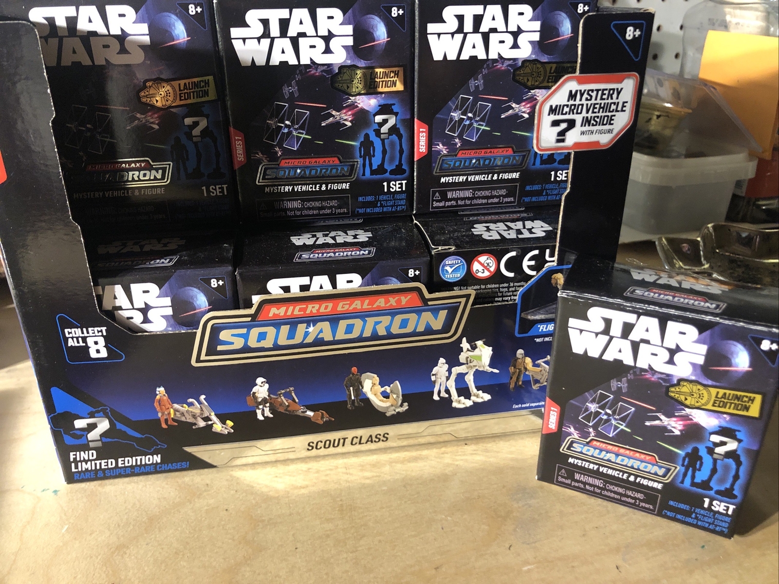 Lot of 10 Star Wars Micro Galaxy Squadron Mystery Launch Edition Series 1 NEW