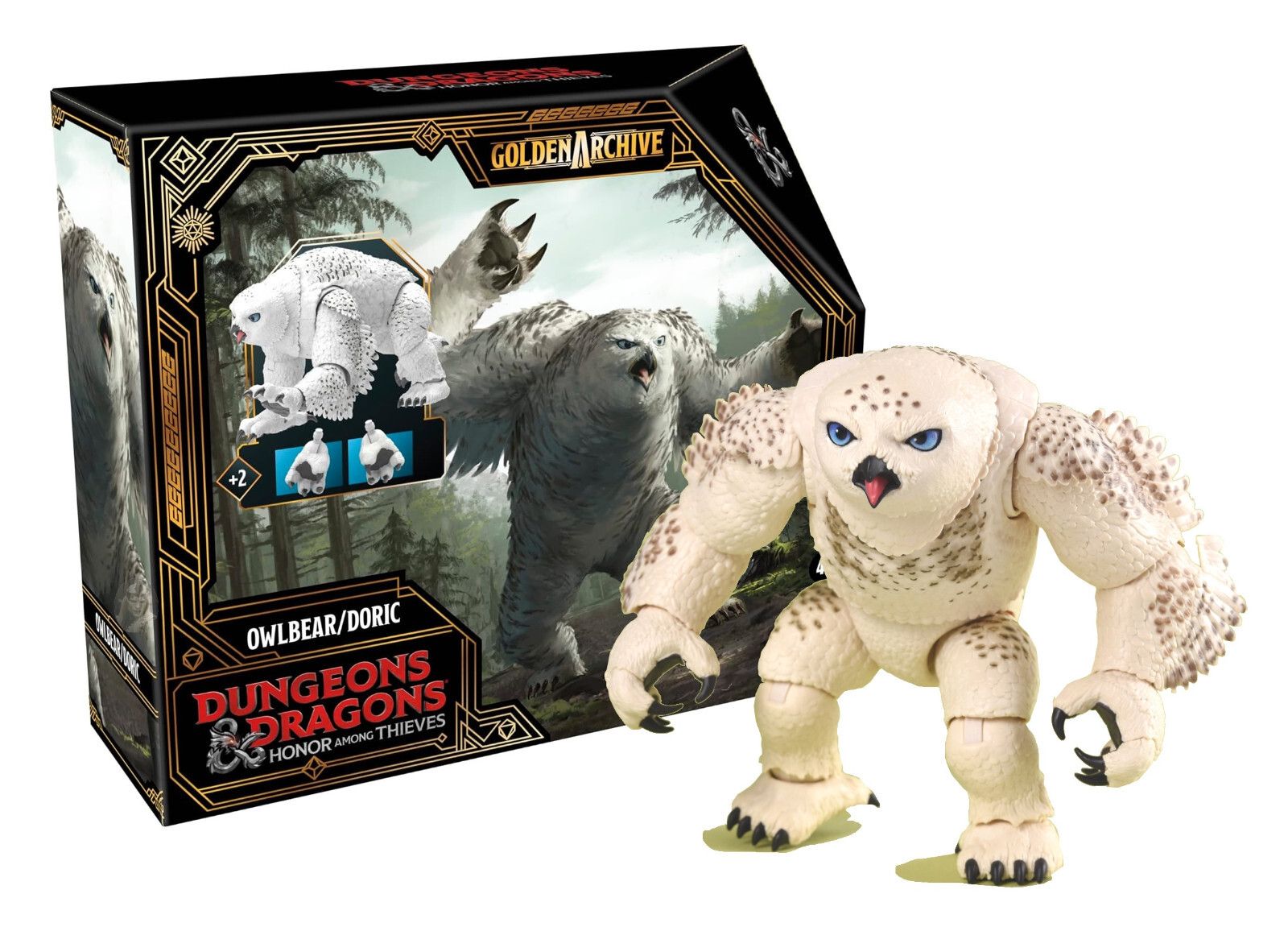 Dungeons & Dragons White Owlbear/Doric Honor Among Thieves 9″ Figure New in Box