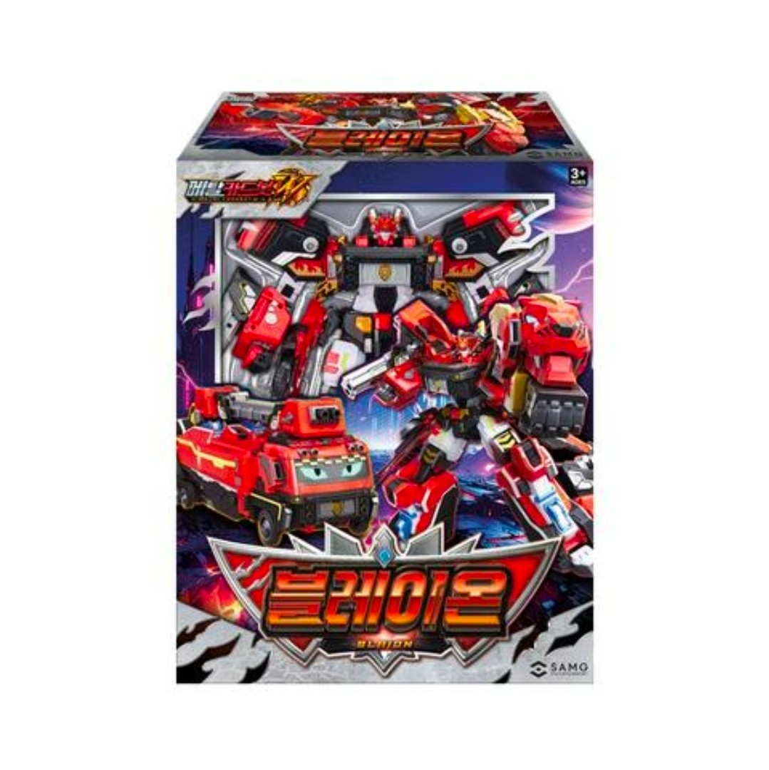 Metal Cardbot W Season 3 BLAION Transformer Robot Car Truck Kids Toy