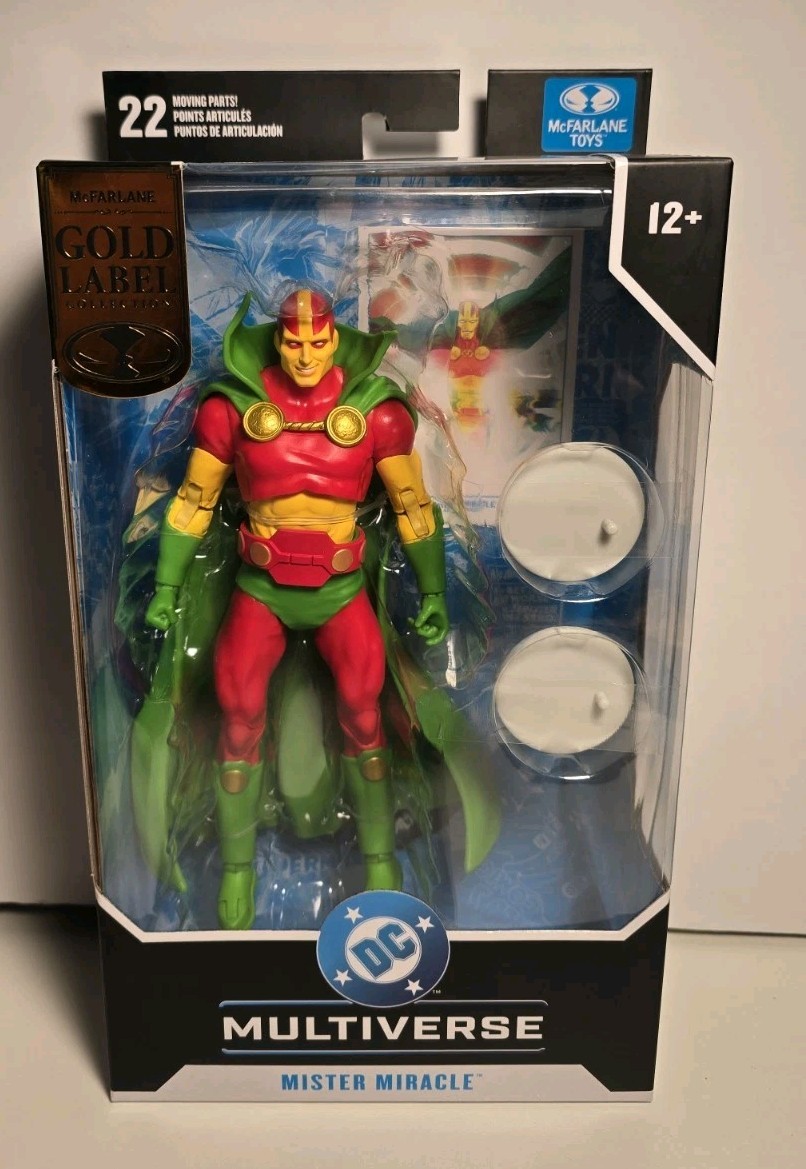 McFarlane Toys DC Multiverse Gold Label 7 Inch Mister Miracle Figure In Hand
