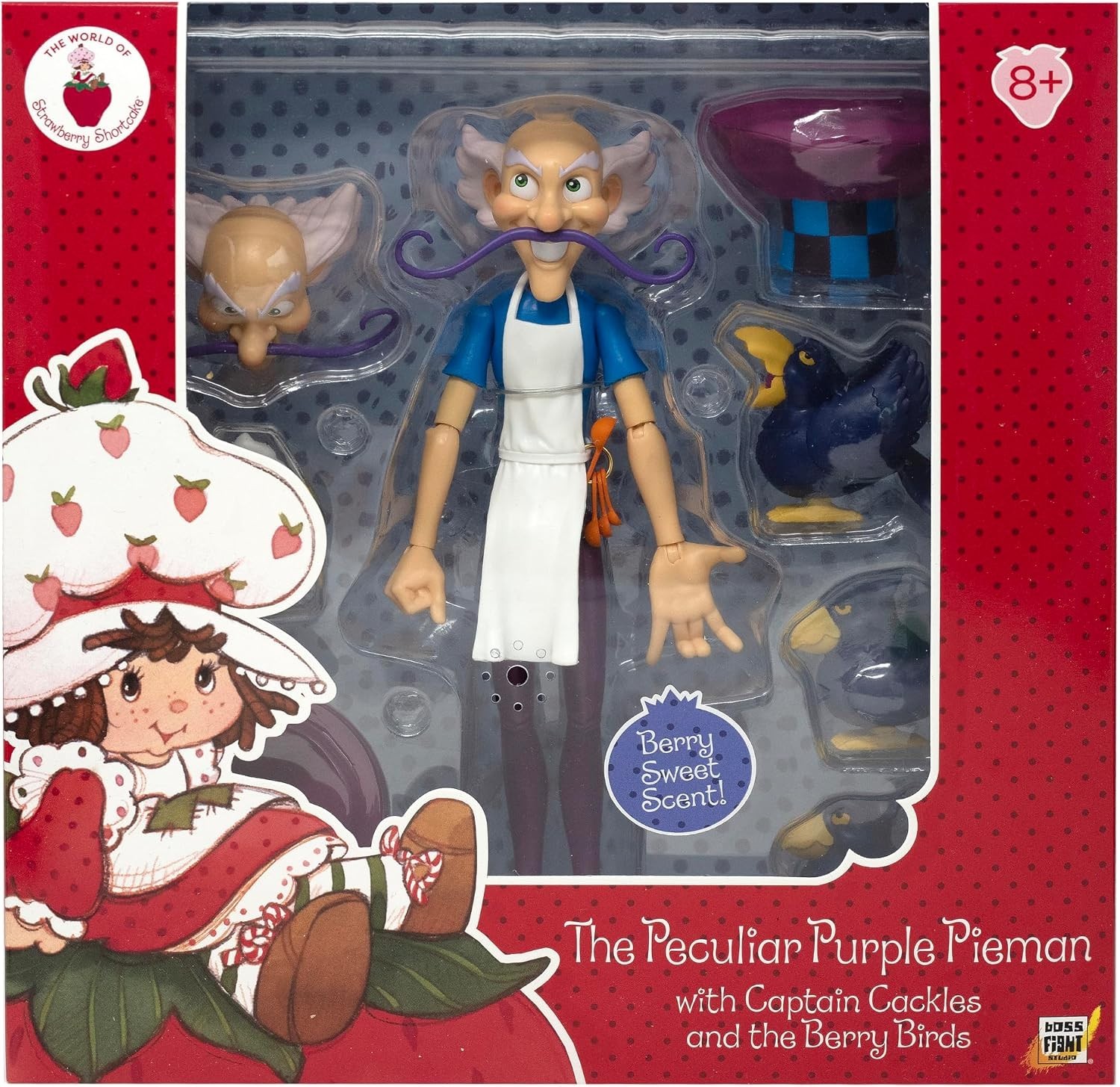 Purple Pie Man Strawberry Shortcake DELUXE Villain Action Figure 1:12