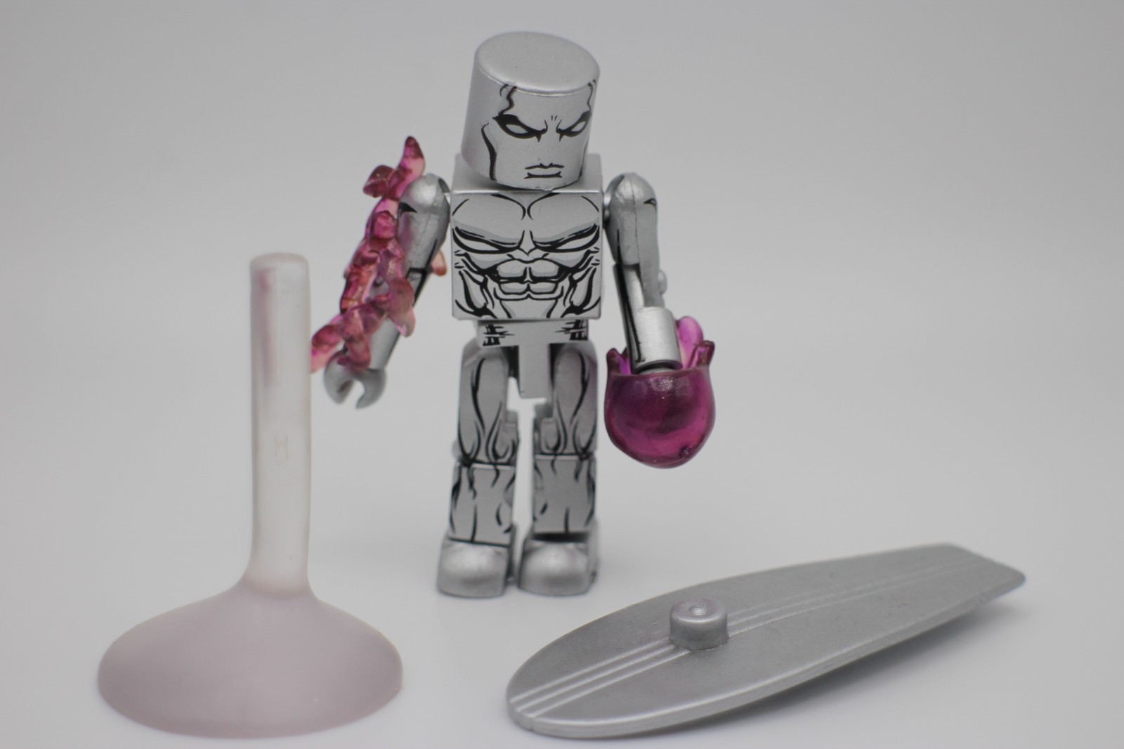 Marvel Minimates Heralds of Galactus Box Set SILVER SURFER Board & Effects