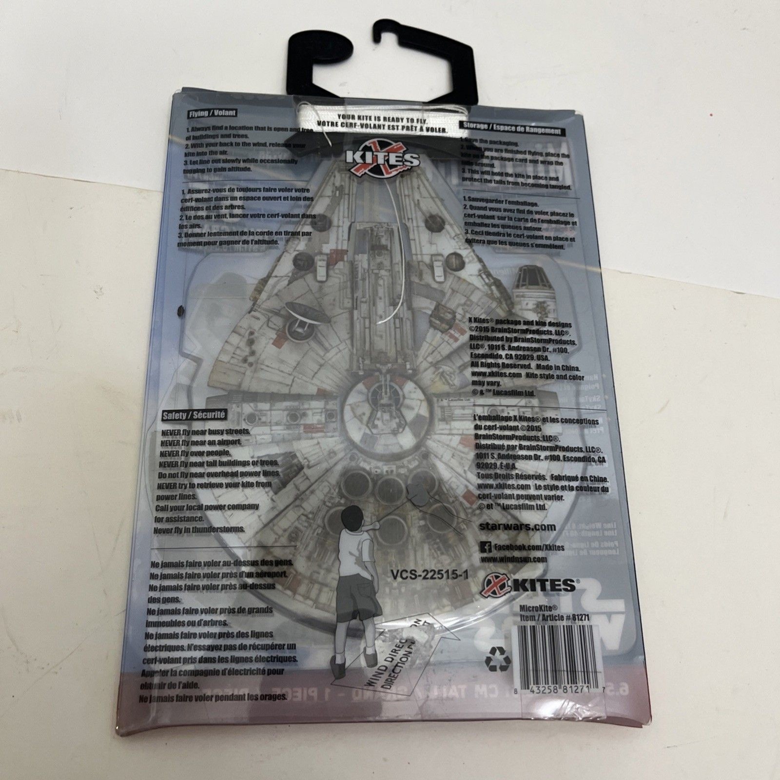 Millennium Falcon Micro Kite 6.5 Inches Mylar