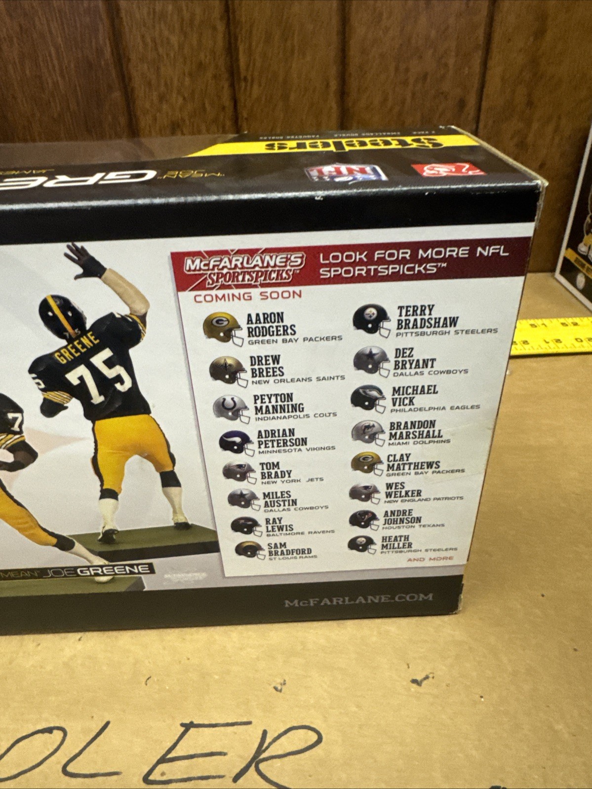 NFL Sports Picks Football Mean Joe Greene & James Harrison Action Figure 2-Pack