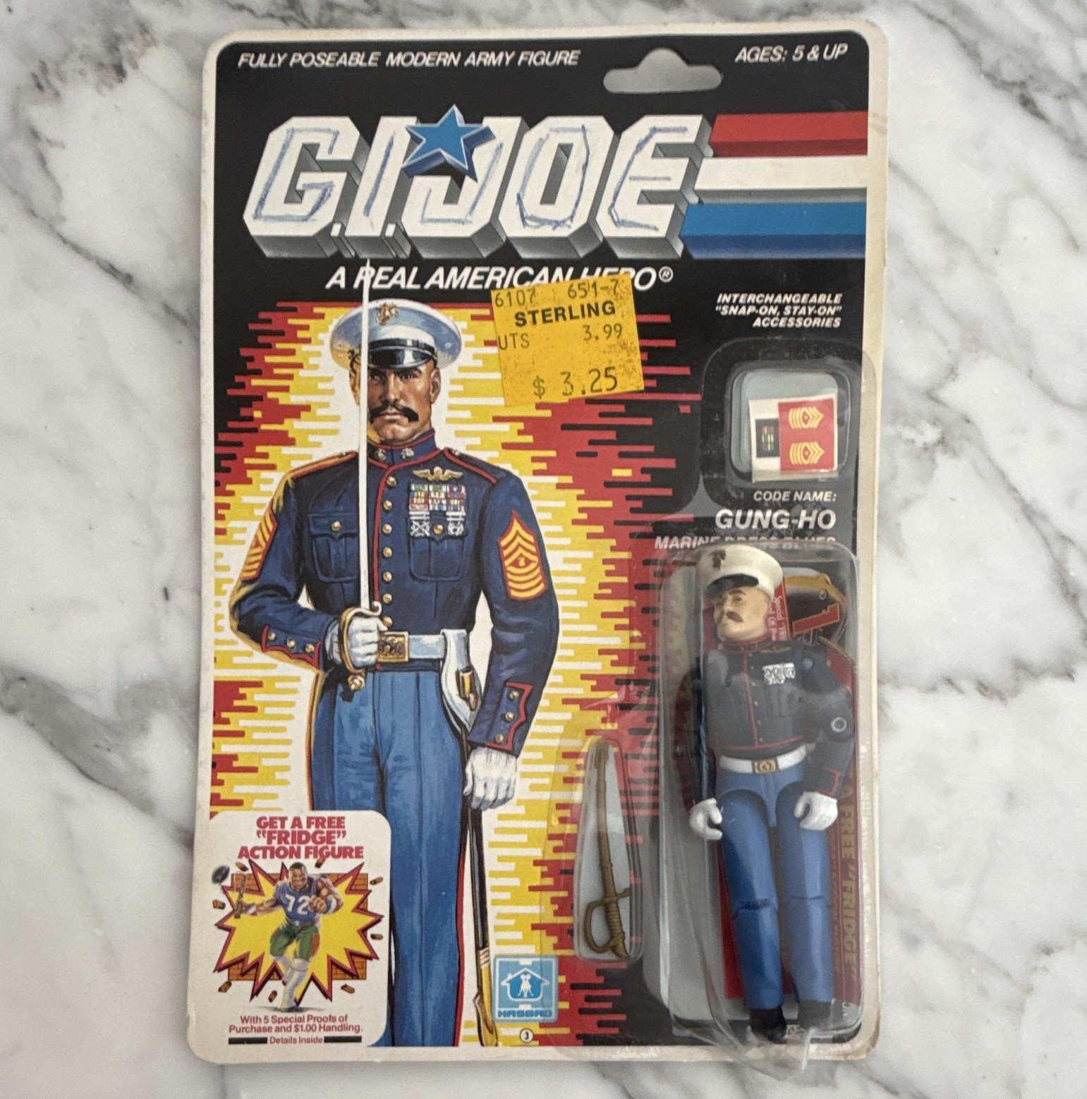 Hasbro G.I. Joe A Real American Hero Gung-Ho 1987 SEALED UNOPENED