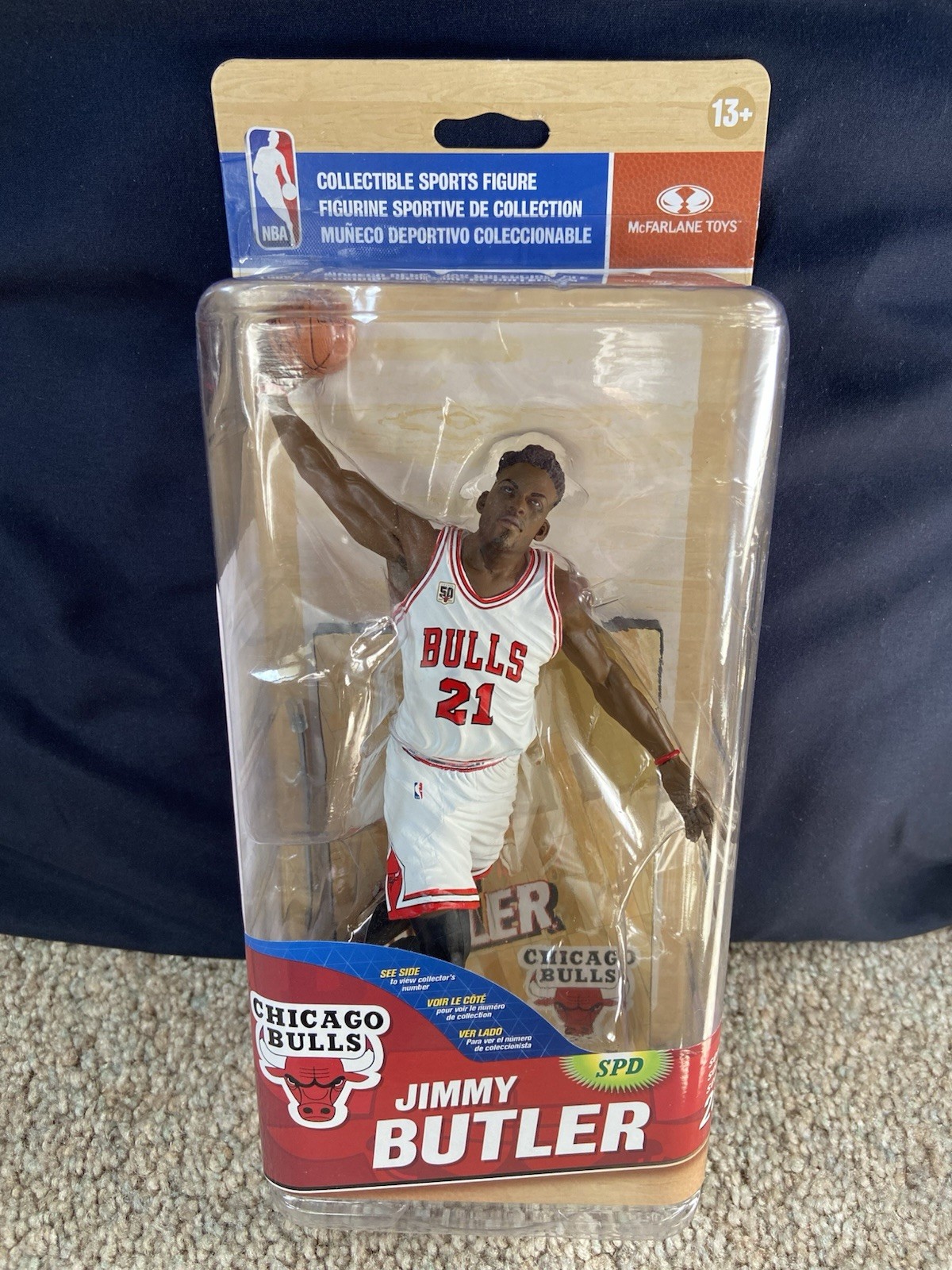 NBA SERIES 28 JIMMY BUTLER MCFARLANE WHITE UNIFORM VARIANT CHASE FIGURE /1,500