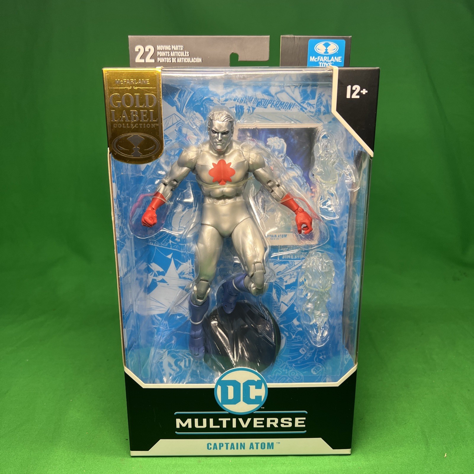 McFarlane Toys DC Multiverse Captain Atom Gold Label 7in Action Figure w/ Stand