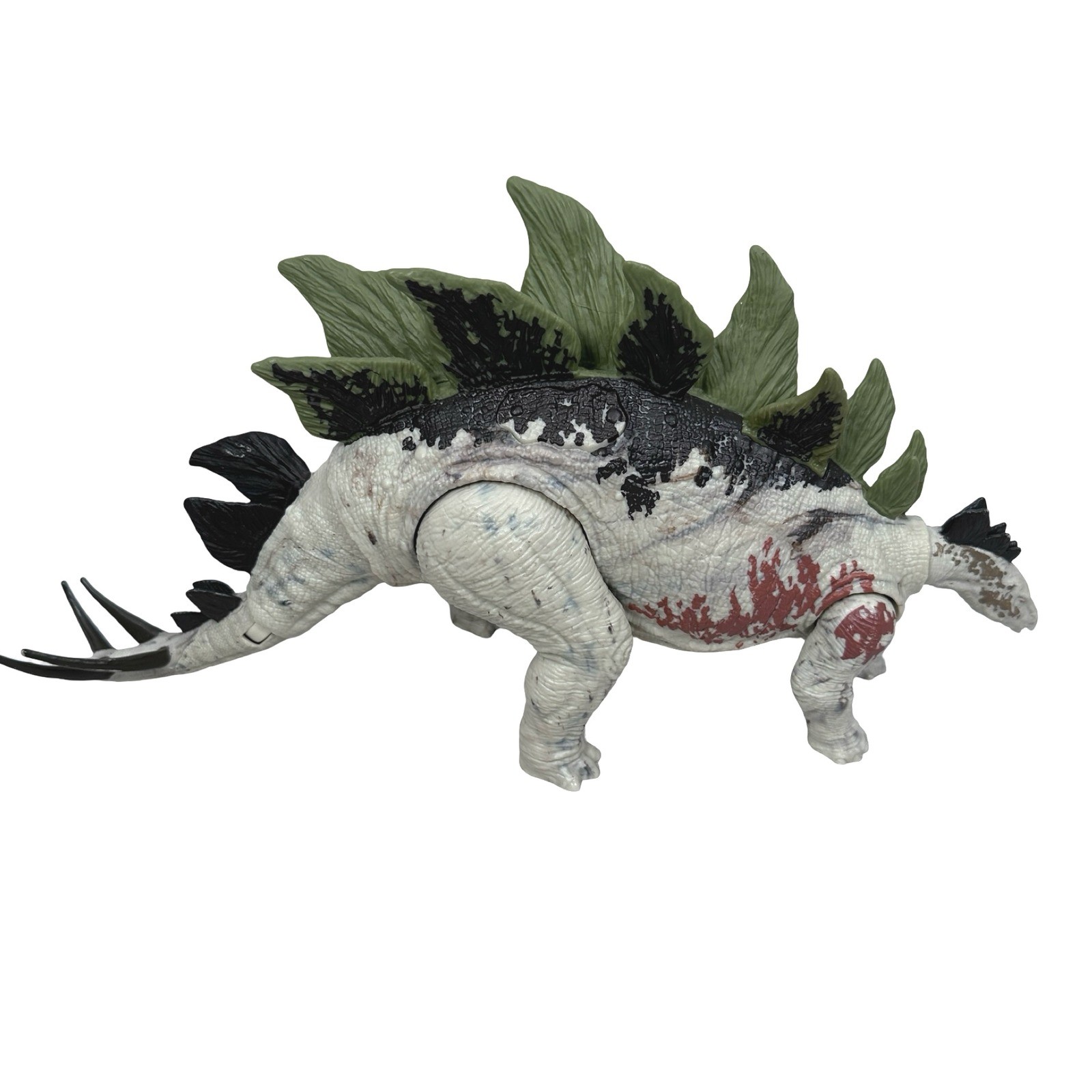 Jurassic World Stegosaurus Dino Trackers Triceratops Roar Strikers Figure Lot 2