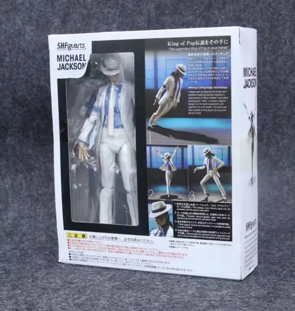 Michael Jackson Smooth Criminal Moonwalk Action Figure MJ Thriller Toy Gift