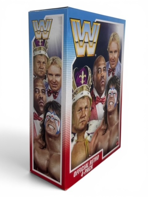 WWE Retro 4 Pack Ultimate Warrior Virgil Bobby Heenan King Harley Race Figure