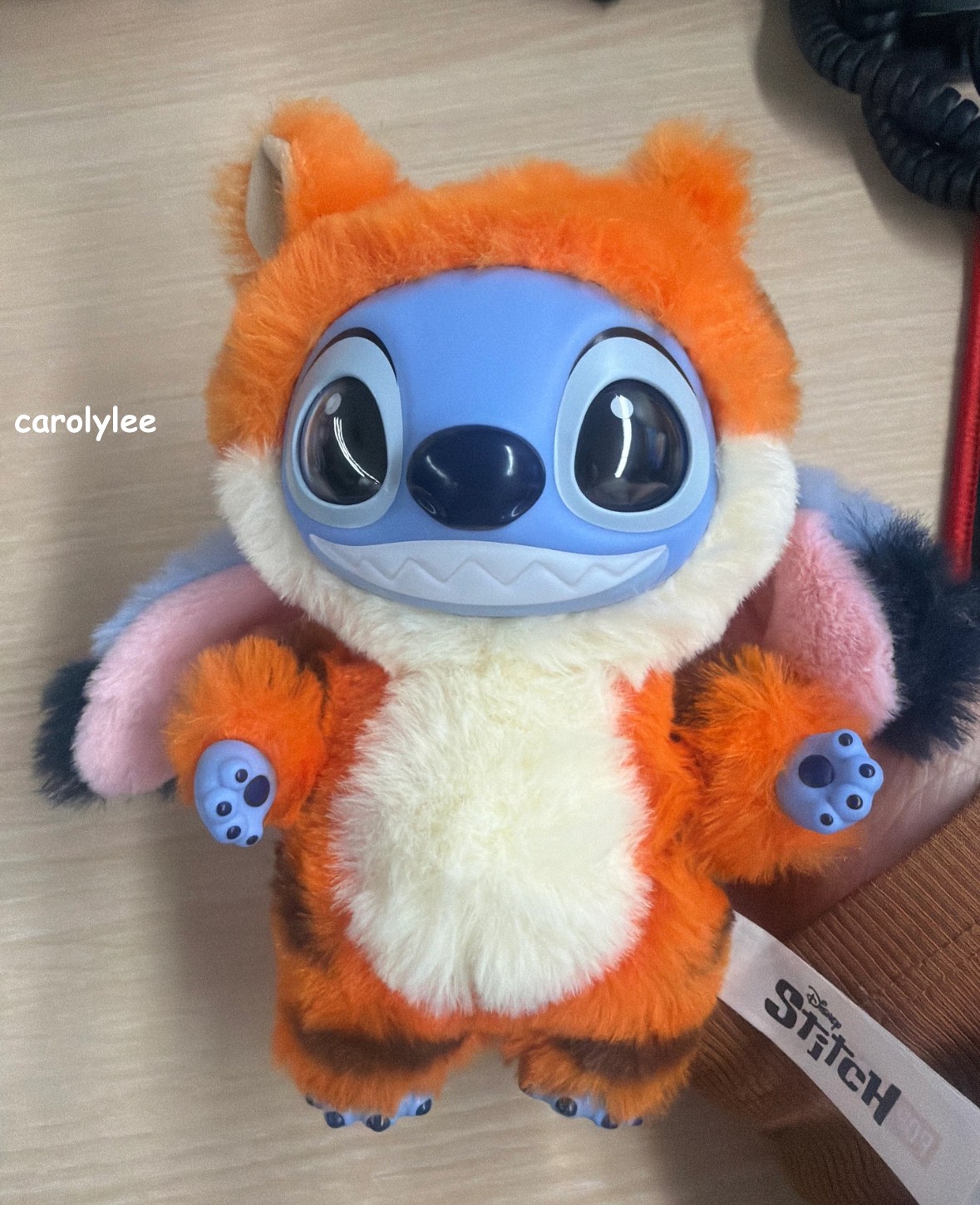Tiger Stitch- Disney Stitch Adventure Series Blind Box Figure Plush Pendant Doll
