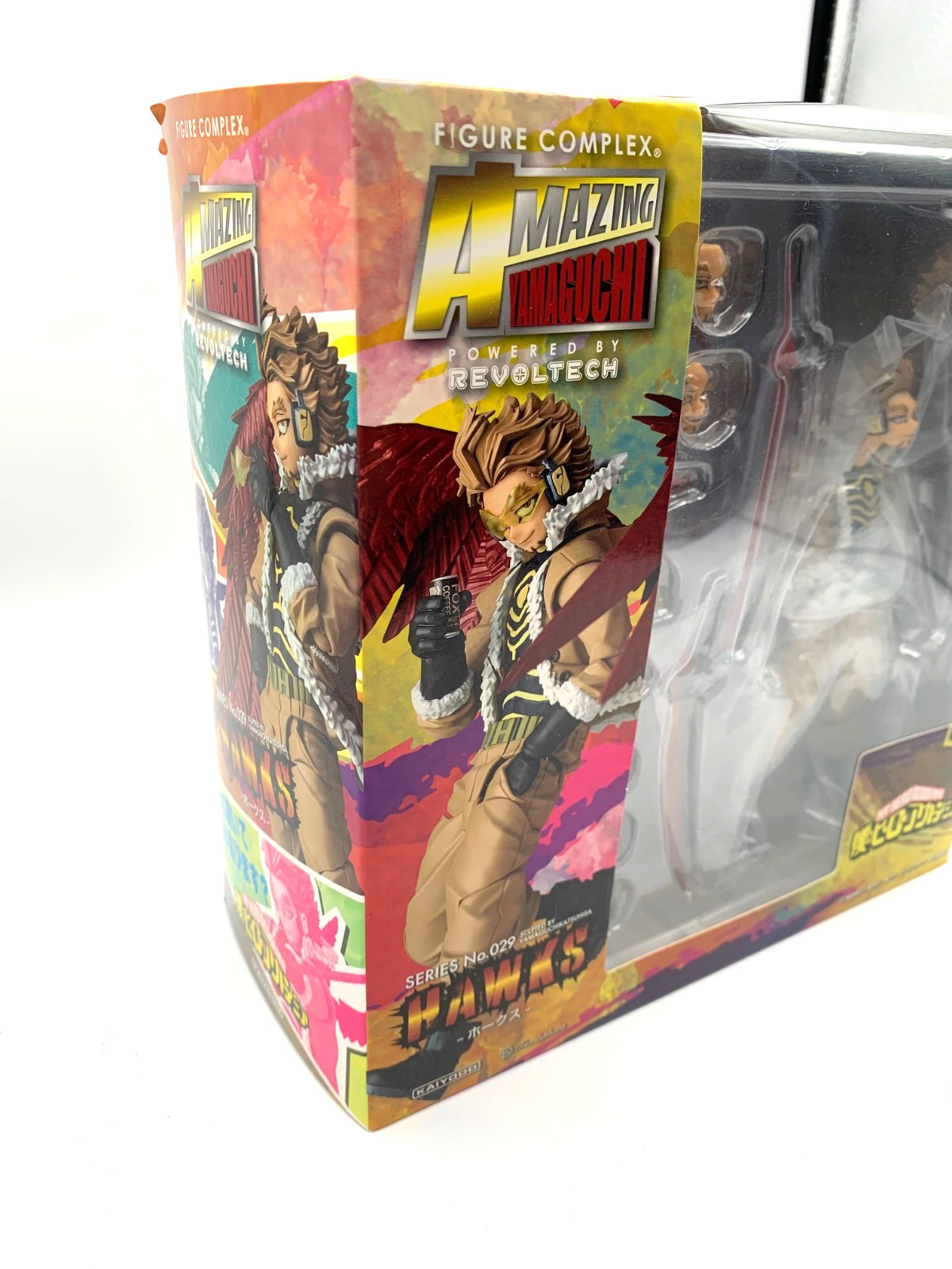 [New] Kaiyodo Amazing Yamaguchi My Hero Academia Hawks Action figure Japan #528