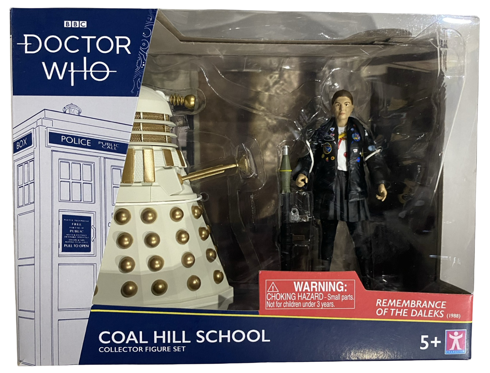 Doctor Who Coal Hill School Ace&Imperial Dalek Figures Remembrance of Daleks NEW