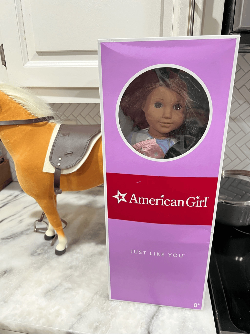 American Girl Just Like You Doll with Box, Outfits & Horse Accessories Lot
